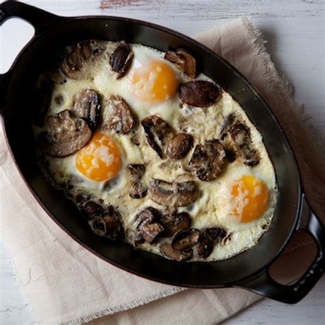 baked-eggs-with-mushrooms-and-gruyere-recipe-on image