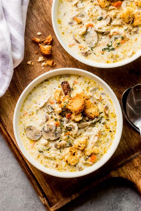 coziest-creamy-chicken-and-mushroom-soup-little image