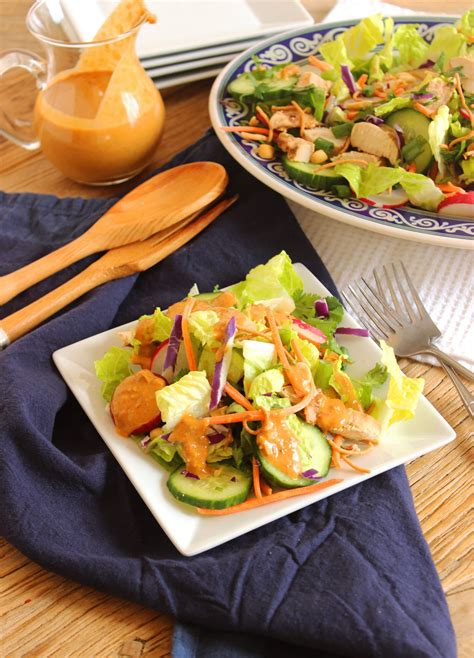 thai-chicken-salad-with-spicy-peanut-dressing-the image