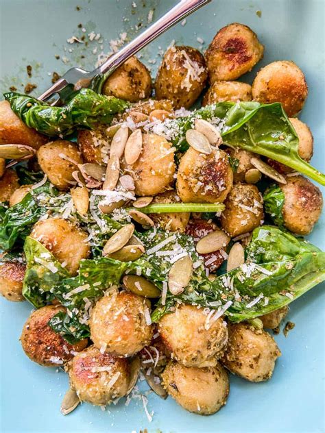 cauliflower-gnocchi-with-pesto-this-healthy-table image