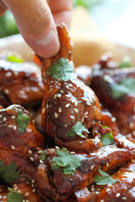 slow-cooker-sticky-chicken-wings-damn-delicious image