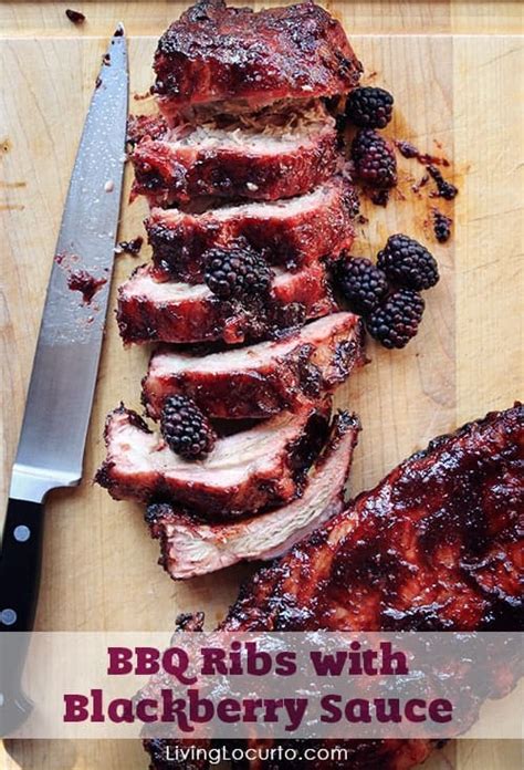 barbecue-ribs-with-blackberry-sauce-living-locurto image