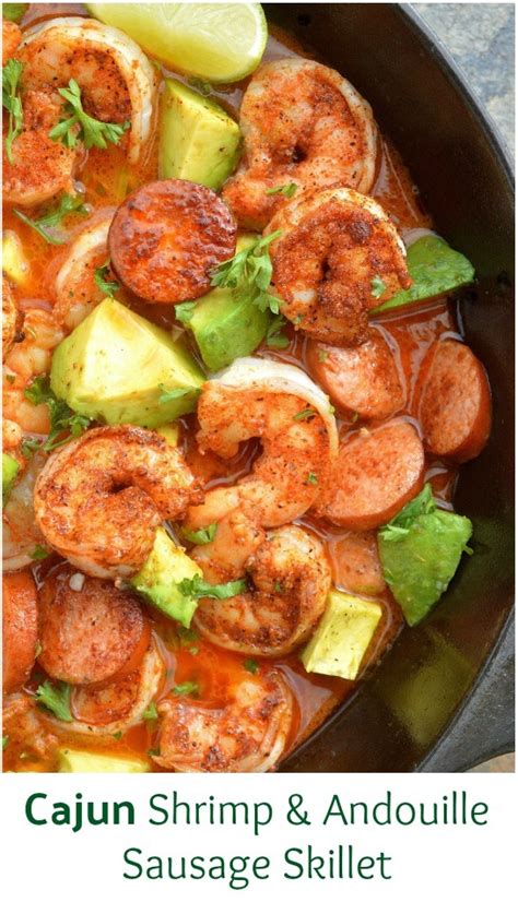 cajun-shrimp-and-andouille-skillet-souffle-bombay-food image