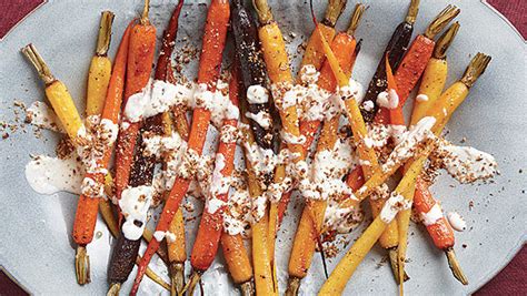 steam-roasted-carrots-with-yogurt-and-dukkah image