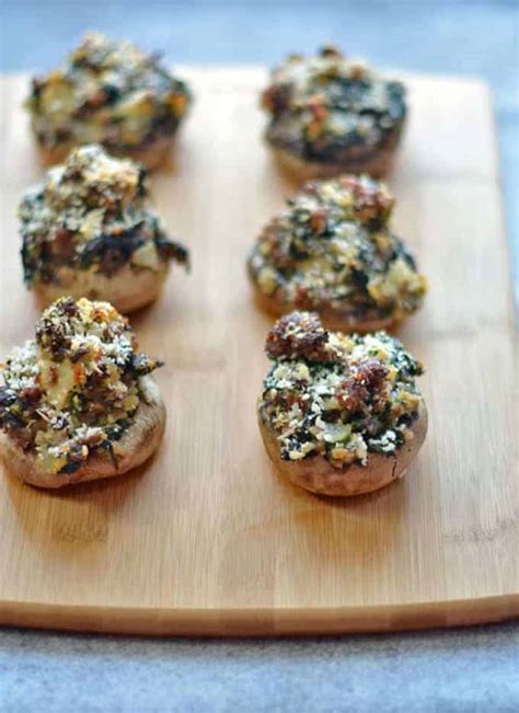 spinach-and-sausage-stuffed-mushrooms-recipe-smart image