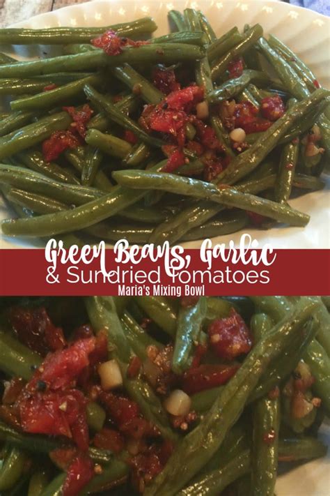 green-beans-with-garlic-and-sun-dried-tomatoes image