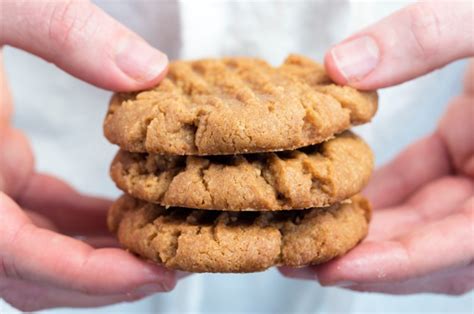 3-ingredient-classic-peanut-butter-cookies-gluten-free image