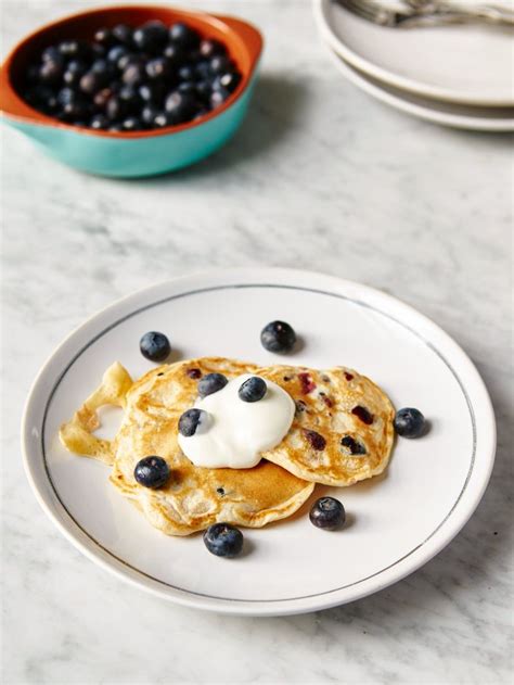 one-cup-pancakes-with-blueberries-fruit image