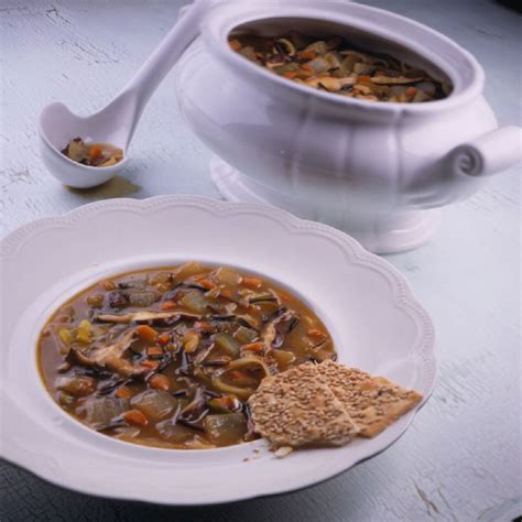 onion-mushroom-soup-recipe-eatingwell image