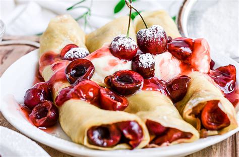 easy-amazing-crepes-with-ripe-cherries-and-cream image