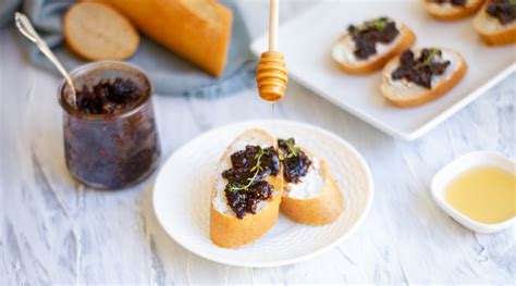 fig-compote-and-goat-cheese-crostini-blues-best-life image