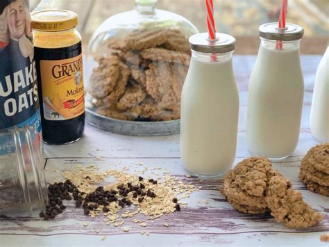 old-fashioned-oatmeal-molasses-cookies-the image