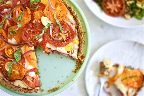 savory-tomato-garlic-pie-with-rosemary-cracker-crust image