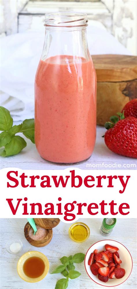 strawberry-vinaigrette-homemade-salad-dressing image
