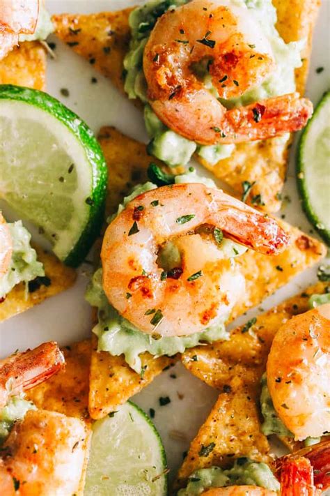cajun-shrimp-guacamole-tortilla-bites-diethood image
