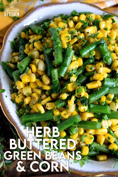herb-buttered-corn-and-green-beans-lord-byrons image