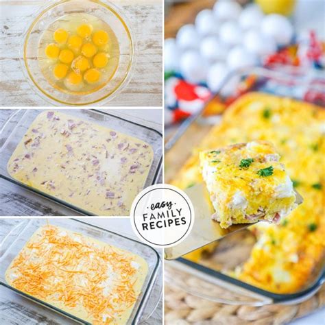 low-carb-keto-ham-and-cheese-breakfast-casserole image