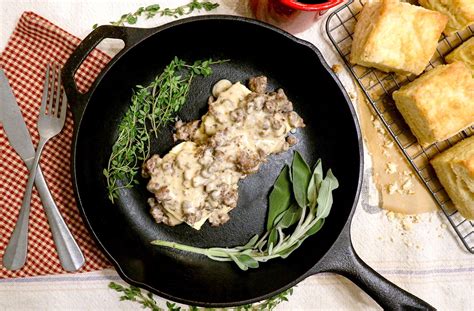 venison-biscuits-and-gravy-with-annie-weisz-outdoor image