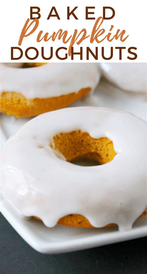 baked-pumpkin-donuts-recipe-with-glaze-crayons image