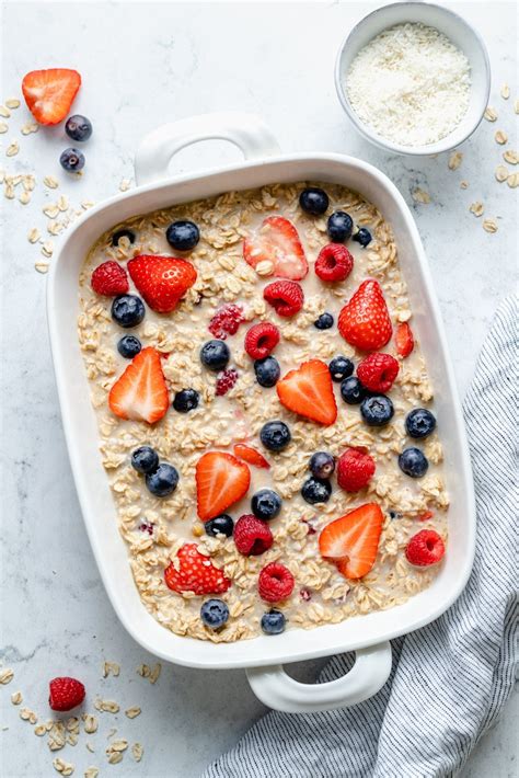 triple-berries-and-cream-baked-oatmeal-ambitious image