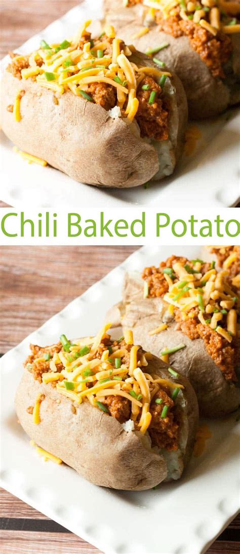 loaded-chili-baked-potatoes-15-minute-cheat-meal image