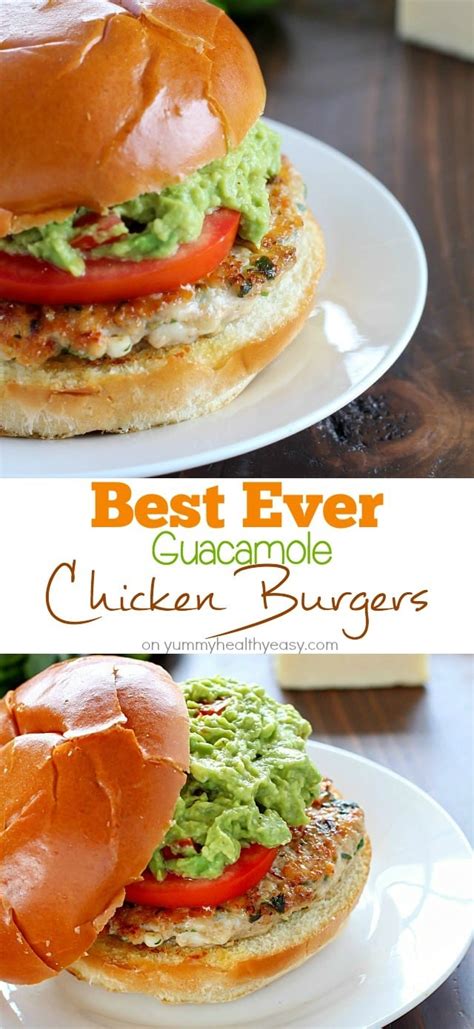 guacamole-chicken-burgers-yummy-healthy-easy image