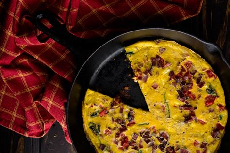 the-best-keto-low-carb-bacon-spinach-feta-frittata image
