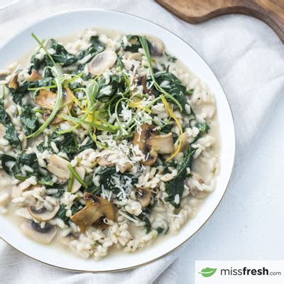 mushroom-and-green-onion-risotto image