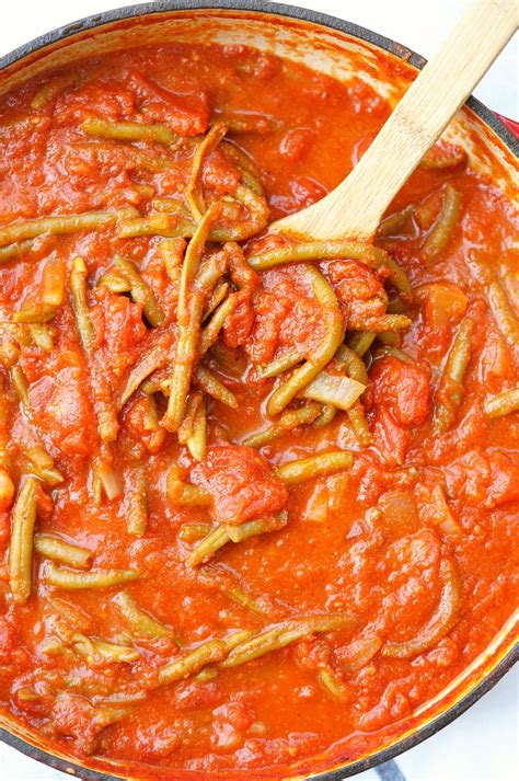 lebanese-green-beans-in-tomato-sauce-old-house-to image