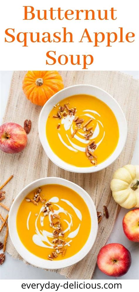 butternut-squash-apple-soup-everyday-delicious image