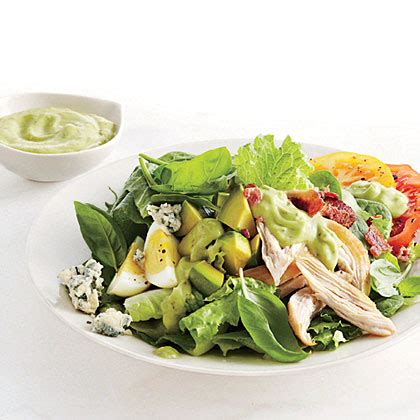 smoked-chicken-cobb-salad-with-avocado-dressing image