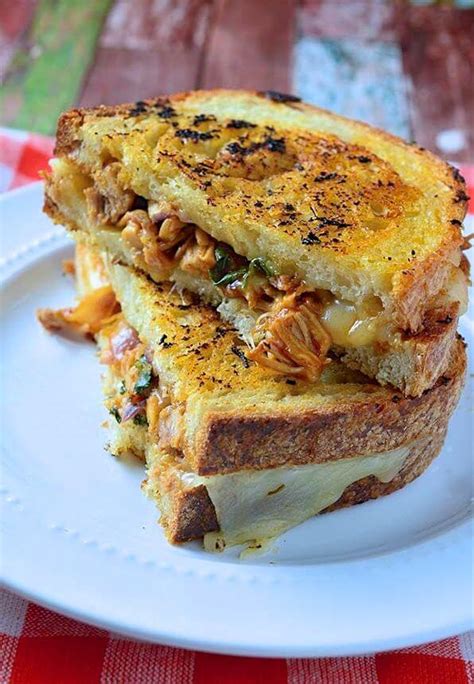 bbq-chicken-grilled-cheese-sandwiches-oh-sweet-basil image
