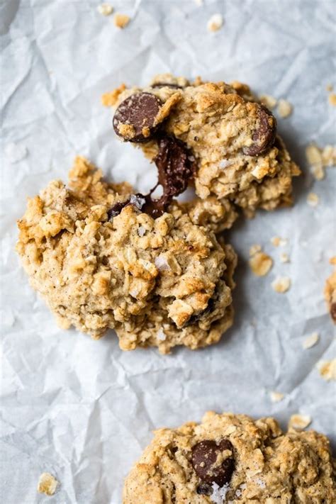 low-fat-chewy-chocolate-chip-oatmeal-cookies image