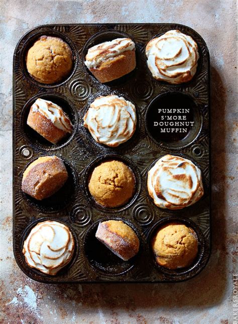 pumpkin-smore-doughnut-muffin-bakers-royale image
