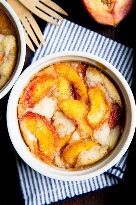 southern-peach-cobbler-recipe-dessert-for-two image