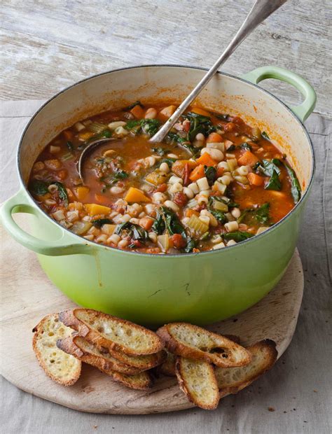 ina-gartens-winter-minestrone-garlic-bruschetta image