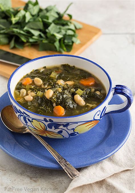 collard-greens-and-white-bean-soup-fatfree image