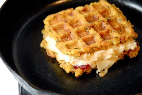 stuffing-waffle-grilled-cheese-with-muenster-mashed image