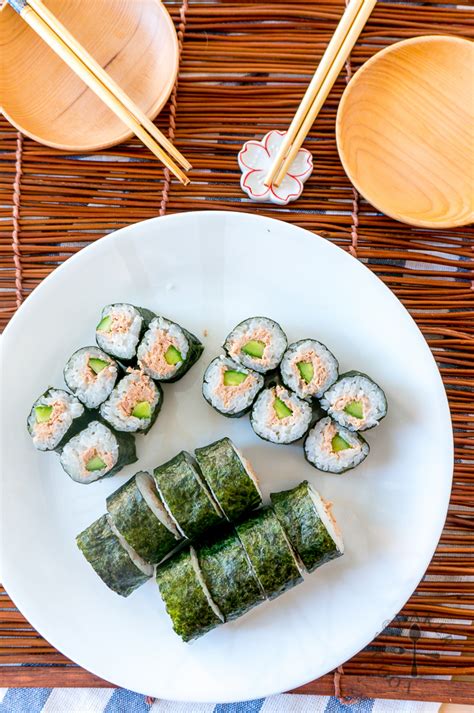 tuna-sushi-roll-foodie-baker image