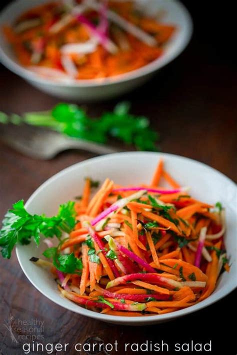 radish-salad-with-carrots-healthy-seasonal image