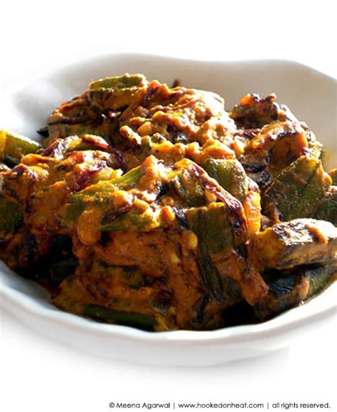 dahi-bhindi-okra-cooked-with-yogurt-hooked-on-heat image