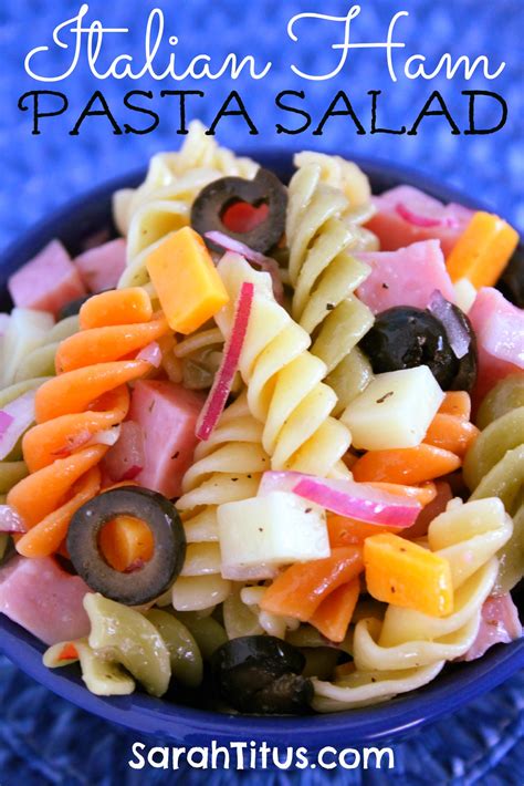 italian-ham-pasta-salad-sarah-titus image