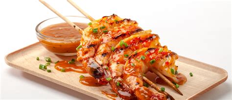 grilled-sweet-red-chili-shrimp-skewers image