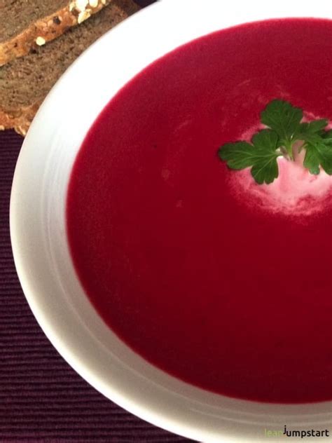 creamy-beet-soup-recipe-with-ginger-vegan image