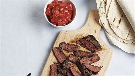 skirt-steak-tacos-with-spicy-sour-cream-finecooking image