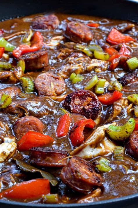 chicken-and-sausage-gumbo-easy-chicken image