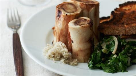 roast-bone-marrow-and-parsley-salad-recipe-bon-apptit image
