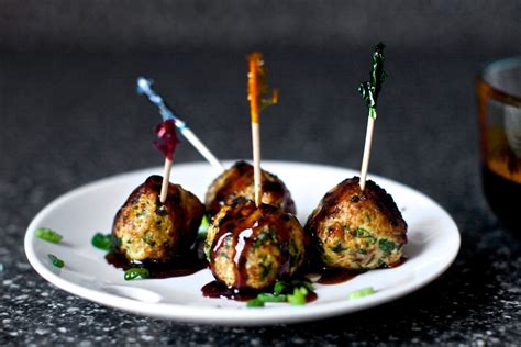 scallion-meatballs-with-soy-ginger-glaze-smitten-kitchen image