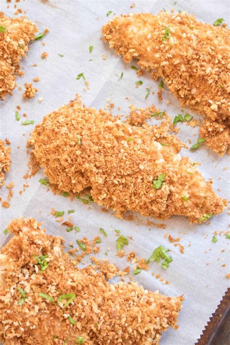 baked-panko-chicken-tenders-served-from-scratch image