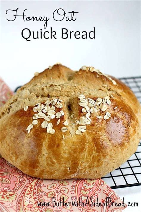 honey-oat-quick-bread-butter-with-a-side-of-bread image